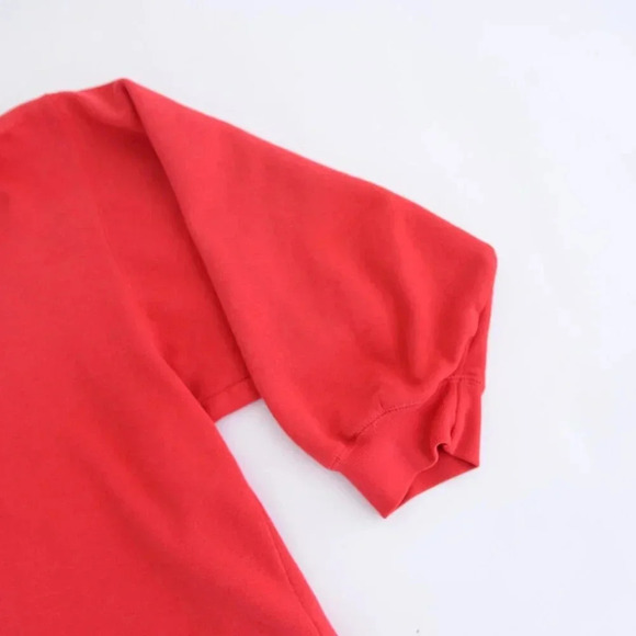 Vintage Route 66 Clothing Co Embroidered Get Your Kicks  Red Mockneck Sweater M - Picture 5 of 11